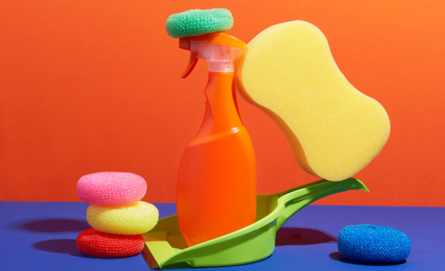 Professional cleaning supplies and equipment